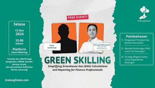 Webinar Green Skilling, LindungiHutan (Sumber: VRITIMES.com)