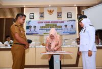 Pisah Sambut Camat Latina, Wali Kota Tekankan Kepemimpinan Berbasis Nilai dan Pelayanan Publik