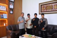Wawako Elzadaswarman Terima Silaturahim Pelajar NU, Dukung Tabligh Akbar Generasi Qur’ani