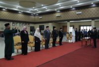 Wako Zulmaeta lantik pejabat administrator dan fungsional untuk percepat kinerja pemerintahan