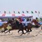 Wali Kota Payakumbuh Zulmaeta bersama jajaran menghadiri Indonesia’s Horse Racing Merdeka Cup 2026 di Lapangan Pacu Kuda Kubu Gadang, Minggu (23/8/2026).