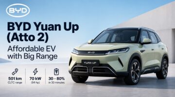 Atto 2 Makin Menggiurkan, BYD Yuan Up Terbaru Capai 501 Km, Harga Mulai Rp 170 Jutaan di China