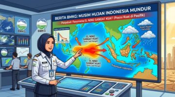 BMKG: Musim Hujan Mundur karena Posisi El Nino Sangat Kuat