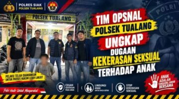 Polres Tualang Tangkap Inisial YA, Terduga Pelaku Kekerasan Seksual terhadap Anak