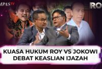 Roy Suryo dituding fitnah Jokowi, kuasa hukumnya memperdebatkan keaslian ijazahnya