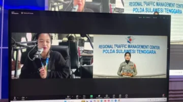 Update Lalu Lintas RRI Kendari, Arus Lalu Lintas Padat dan Terkendali