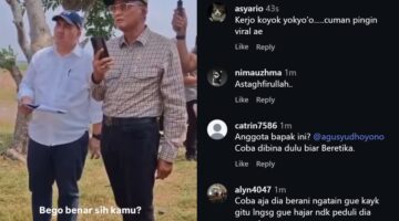 Viral Menteri Pekerjaan Umum bermain-main dengan anak buahnya akibat sawah kering selama 7 bulan di Bekasi