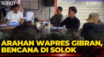 Wapres Gibran Berikan Arahan Penanganan Bencana Banjir Bandang di Solok