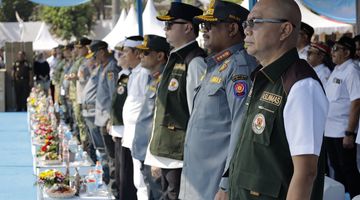Aksi Akbar 8.000 Satker Jateng Dihadiri Jamintel Reda Manthovani
