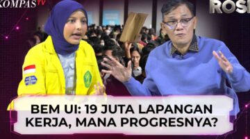 BEM UI hingga Budiman Sudjatmiko Soroti 19 Juta Peluang Kerja Gibran, Dimana Progresnya?