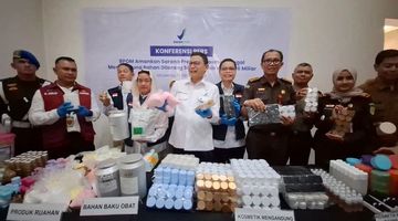 BPOM: Pabrik Kosmetik Ilegal di Mojokerto Omzetnya Rp 9 Miliar Setahun