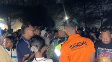 Basarnas Kerahkan 15 Personel Cari Siswa SMA yang Terhanyut di Pantai Berkas Bengkulu
