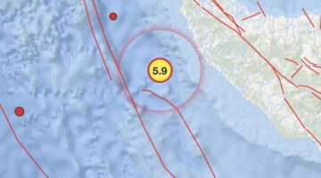 Gempa Baru Berkekuatan 5,9 Magnitudo Guncang Aceh Jaya, Tidak Berpotensi Tsunami