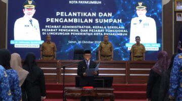 Wako Zulmaeta Lantik 114 Pejabat, Ini Daftar Lengkapnya