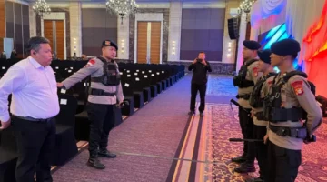 Jelang Konferensi Ekonomi Kreatif, Brimob Sterilkan Kawasan Hotel Kempinski