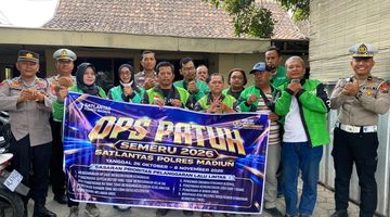 Operasi Patuh Semeru 2026, Polres Madiun Rangkul Komunitas Ojol