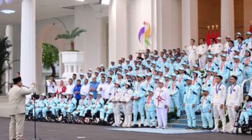 Prabowo Berikan Bonus Rp 158,3 Miliar kepada Atlet Peraih Medali Asian Games