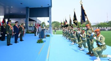 Presiden Prabowo Lantik 204 Satuan TNI Baru dari Tiga Dimensi