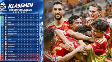 Update Klasemen Liga Super: Raih 18 Poin, Persija Jakarta Kokoh di Puncak